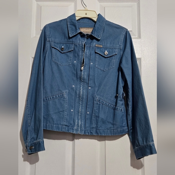 Vintage Lauren R.L. Dry Goods Ralph Lauren Jean Jacket Stone Wash P/M - Picture 1 of 9